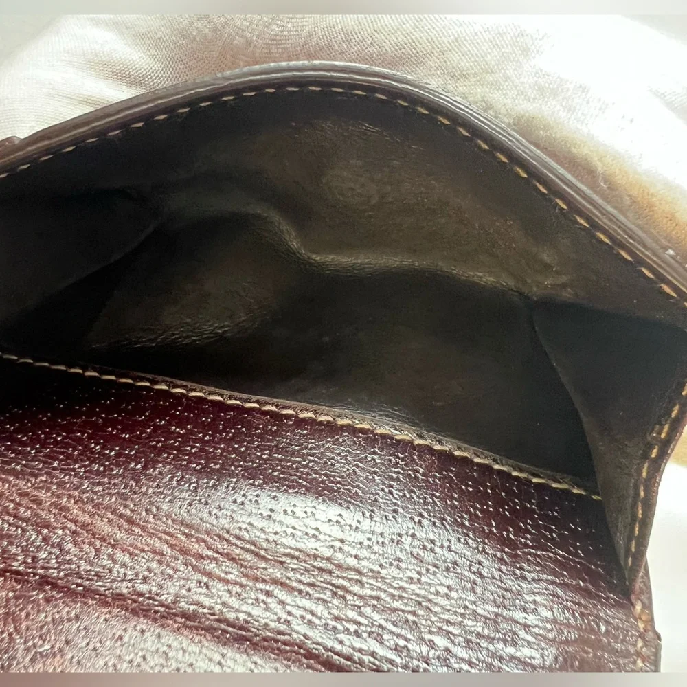 Gucci GG‎ suede, compact, leather wallet - Picture 11 of 16